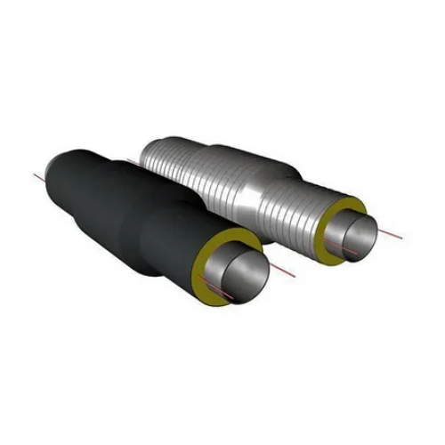Сильфонный компенсатор односекционный ППУ ПЭ тип 1 1,6 МПа 09Г2С AISI 321 32х4х25 мм ГОСТ 8732-78