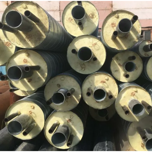 Труба в ППУ изоляции со спутником в полиэтиленовой оболочке тип 2 09Г2С Ду32 108х4 мм ГОСТ 10704-91